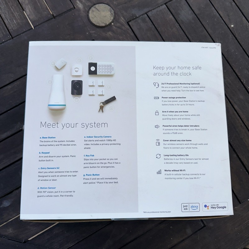 SimpliSafe Home Security System with HD Camera 1444290 10pcs bundle gallery