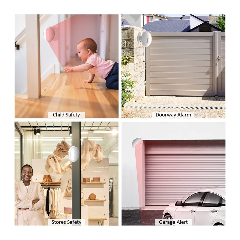 Wireless Motion Sensor Door 1 Receiver +1 Sensors, motion sensor doorbell gallery