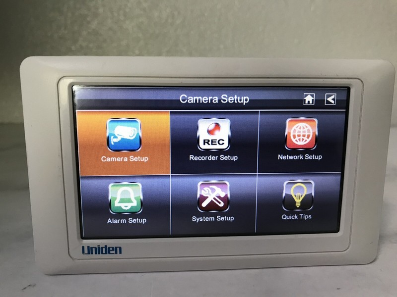 Uniden Guardian G4 Touch Screen 3.3” LCD Screen Model G403 White & Charging Cord gallery