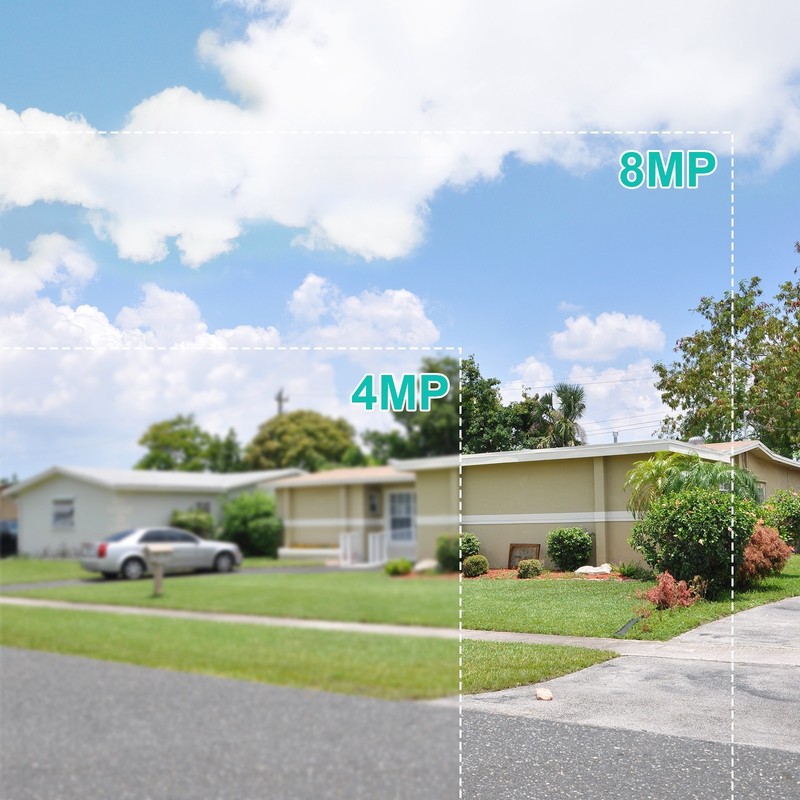 2PCS Solar Security Camera Wireless Outdoor 4MP PTZ WiFi Night Vision 5G Audio gallery