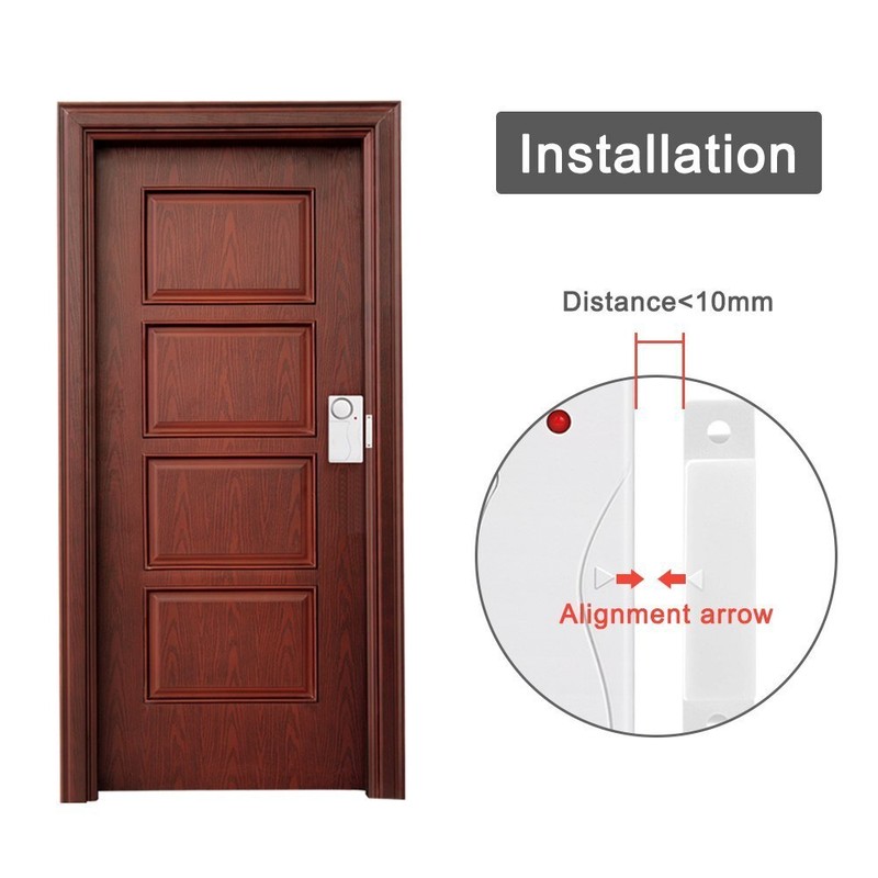 Wireless Magnetic Sensor Door Window Security Burglar Alarm With Remote Control gallery
