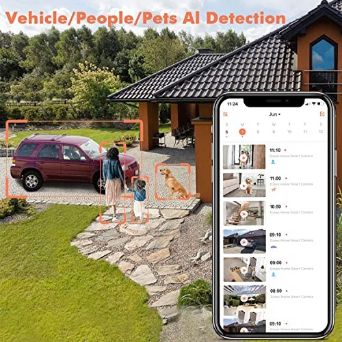 Upgrade Solar Camera Security Outdoor Wireless, 1 Pack Solar Camera Black gallery