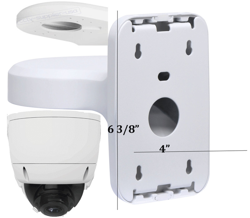Wall Mount Bracket Indoor, outdoor installation CCTV dome Camera Aluminum.