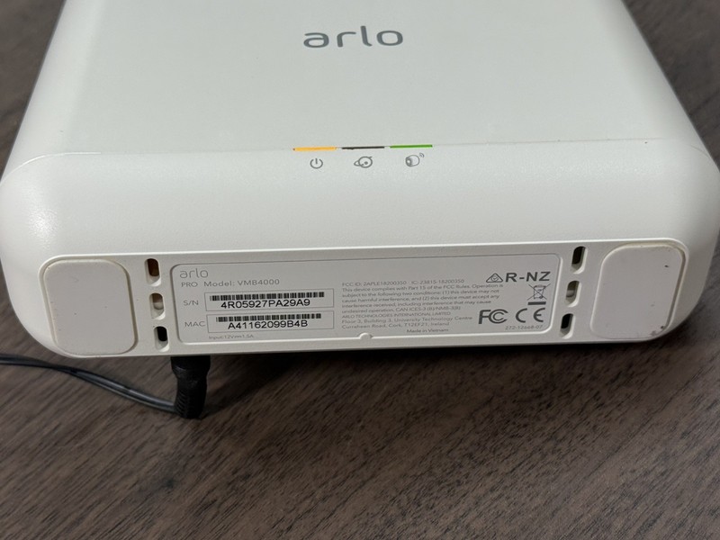 NETGEAR Arlo VMB4000 Wireless Security Camera Base Station + Power Cord Tested! gallery