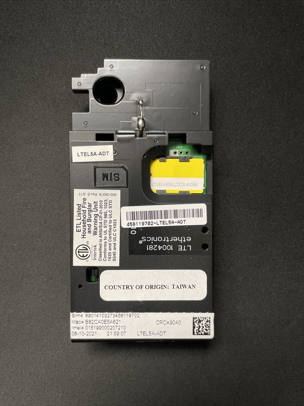 ADT LTEL5A-ADT Lynx Touch LTE Communicator, Resideo, ADT