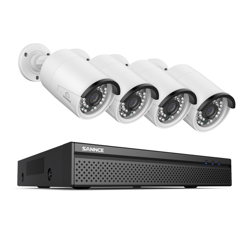 SANNCE 16CH 4K NVR 5MP POE Security Camera System 2-Way Audio AI Detection Night