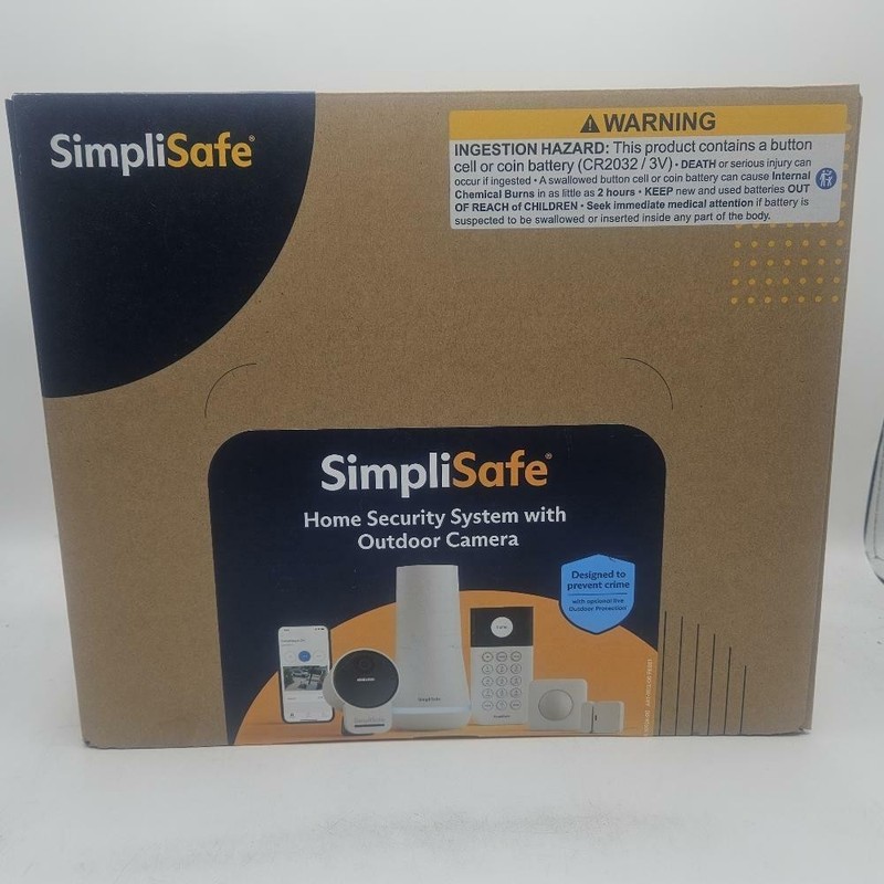 SEALED BRAND NEW 13-Piece SimpliSafe Security System with Outdoor Camera