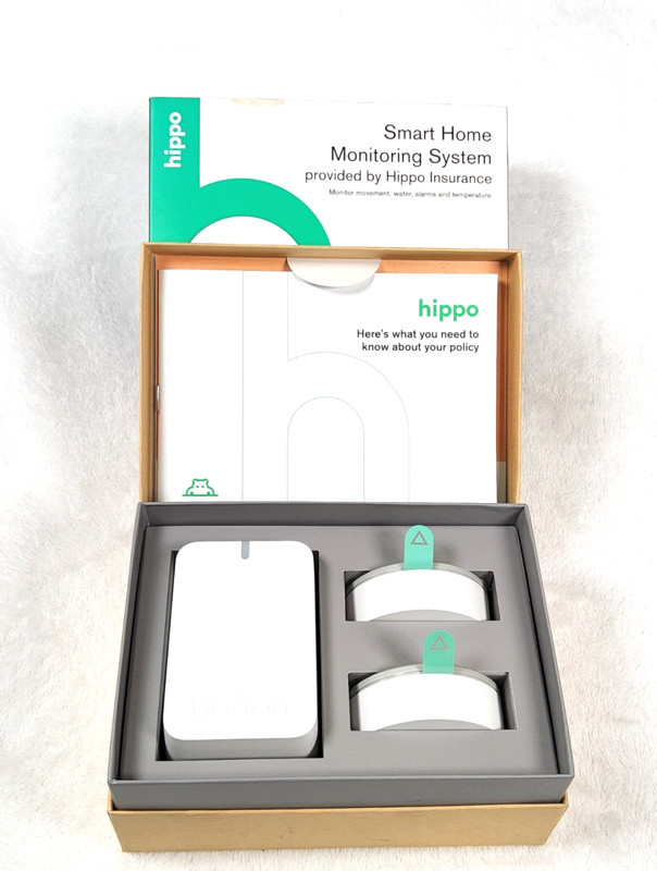 Hippo Notion Smart Home Kit – 2 Sensors + Bridge – Open Box – Model NOTB-2S1BW