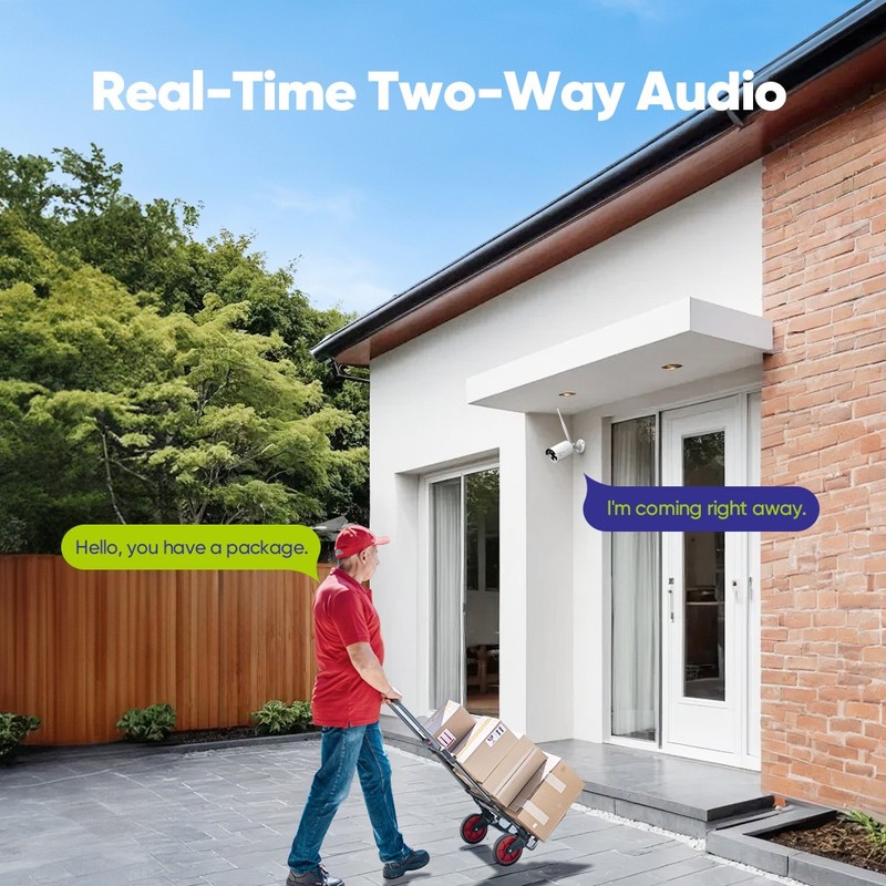 SANNCE Wireless 3MP Security Camera System 2-Way Talk 4K 16CH NVR AI Color Night gallery