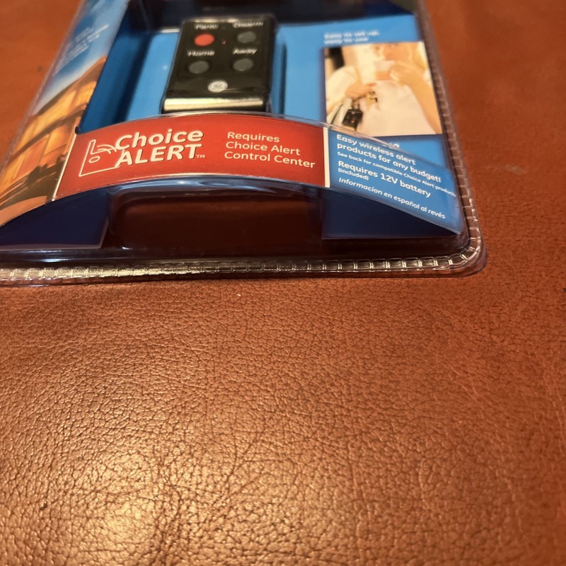 GE KeyChain Remote, Wireless Alarm System. Arms/Disarms Choice Alarm System See gallery
