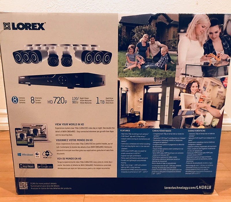 Lorex 8 Channel 720p HD Security System with 1TB HDD and 8  Cameras gallery