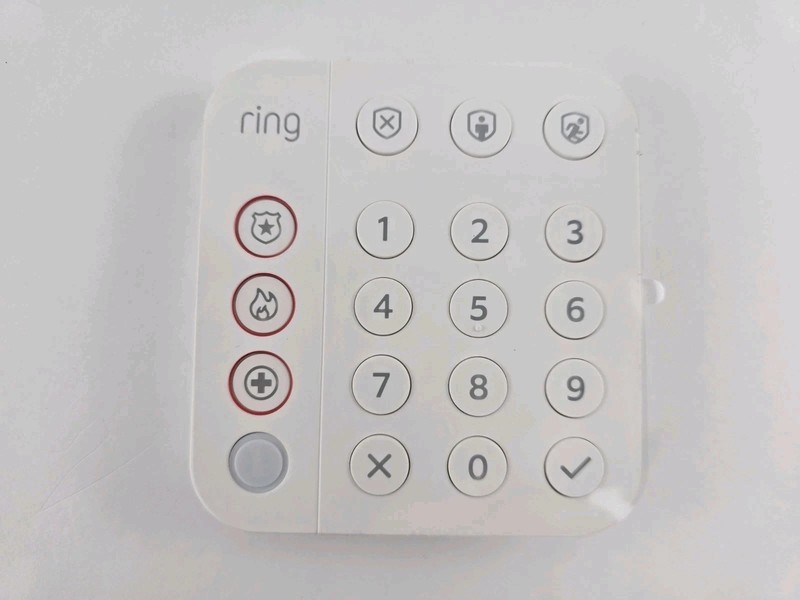 Ring Alarm Keypad 2nd Gen 5AT2S7 White - Open Box - NO CHARGER