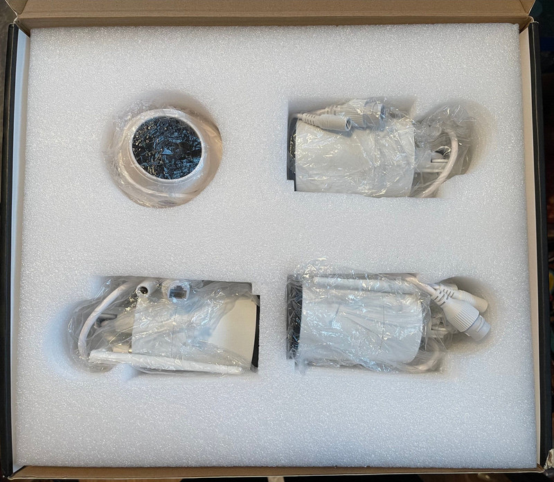 OPEN BOX Helios Hi-Fi HS-20 Home Security , 4 Cameras & Receiver + free shipping