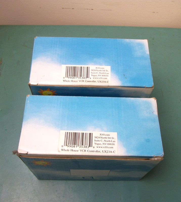LOT OF 2 - X10.Com UX23A-C Whole House Security Camera VCR Controller NEW OpenBx gallery