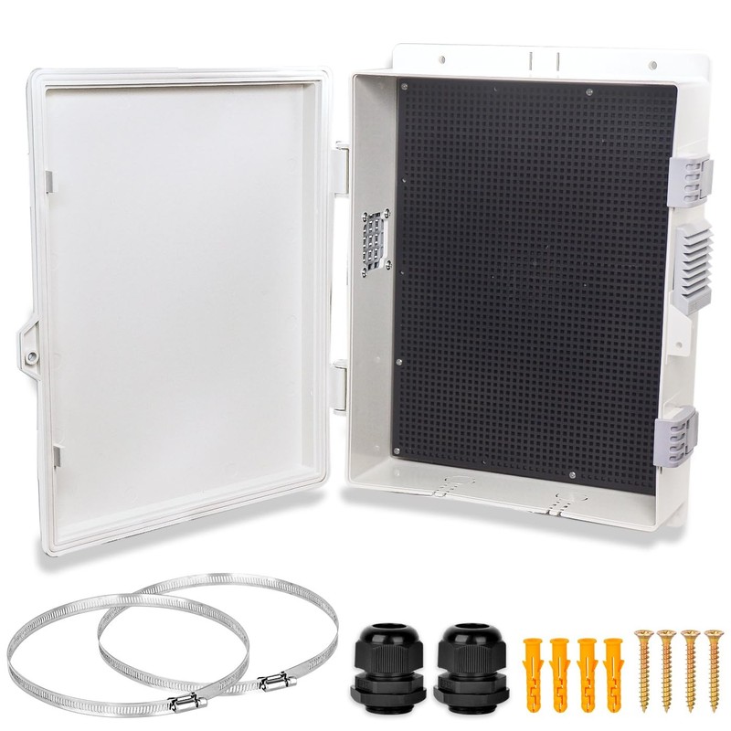 Electrical Junction Box, Outdoor Water Resistant Nema Select Size, Grey
