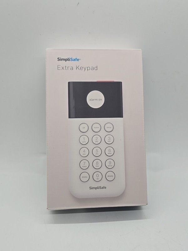 SimpliSafe Home Security System GENUINE Wireless Keypad Remote White SSKP3