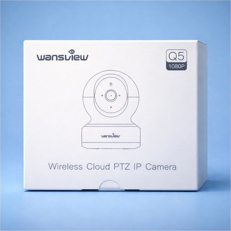 Wansview Q5 Wireless PTZ Cloud IP Camera 1080P Wi-Fi White Surveillance
