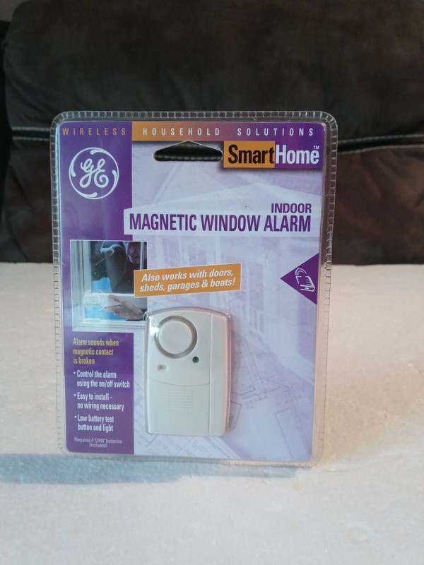 SMART HOME INDOOR MAGNETIC WINDOW ALARM WIRELESS HOUSEHOLD SOLUTIONS BY GE