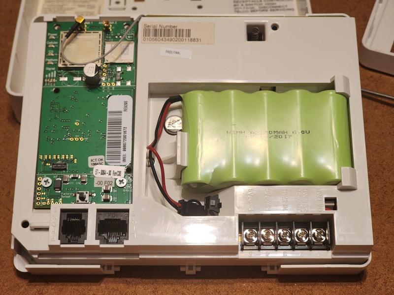 Residential Fire Alarm & Security Equipment panel w/ Rechargeable Battery -as is gallery