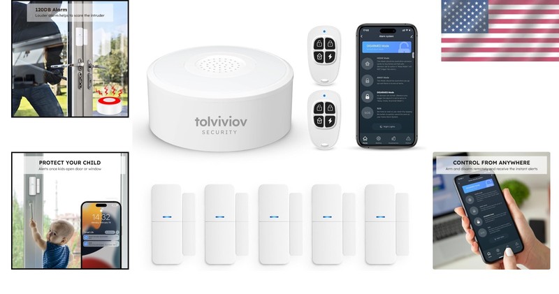 Wireless Smart Home Security - Alexa Compatible Alarm System gallery