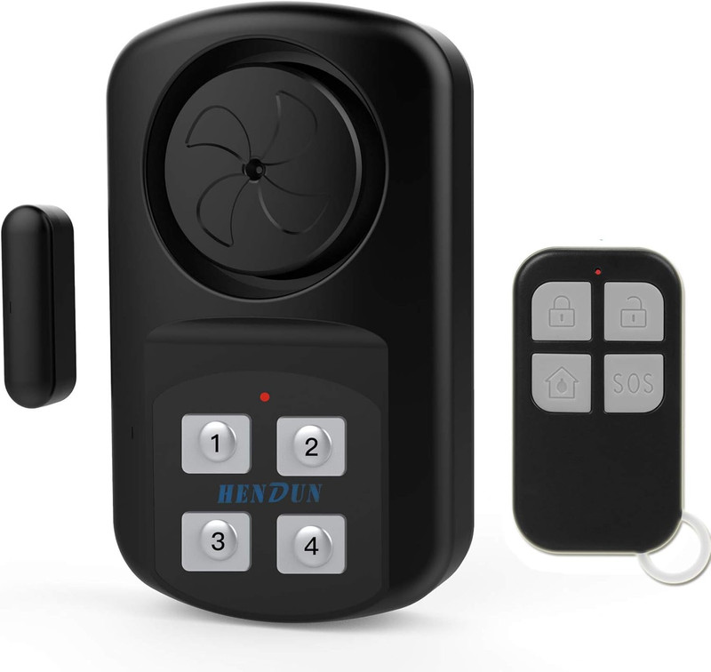 Outdoor Door Alarm with Remote Keypad, Waterproof Ip67,Inground Pool Safety Alar