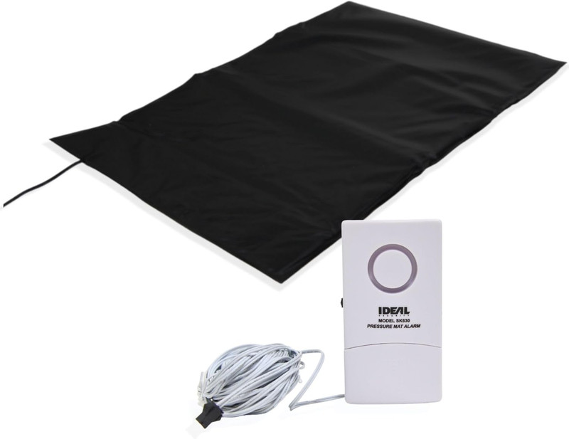 Pressure Floor Mat Home Alarm System – Wired Alarm & Chime, Anti-Wandering, Welc