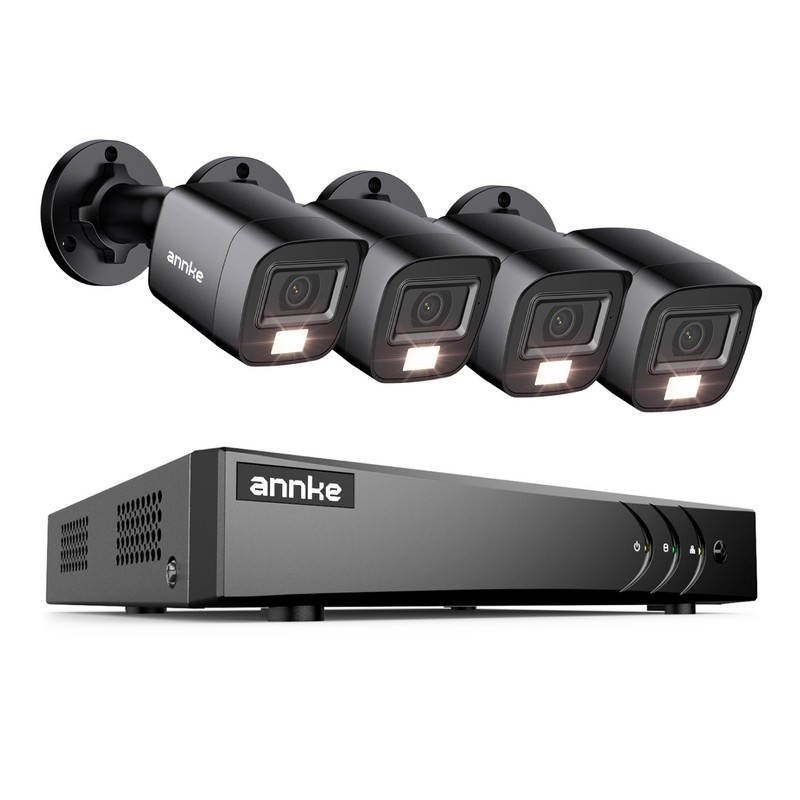 ANNKE 16CH 5MP Lite DVR 1080P CCTV Security Camera System Outdoor AI Color Night