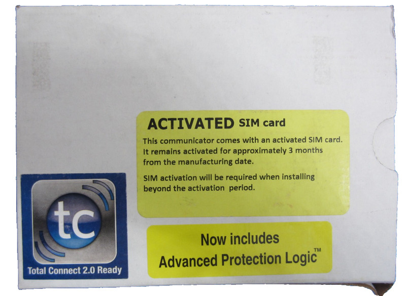 Honeywell 3GL LYNX Touch Communications Module Activated Sim Card 2.0 ..