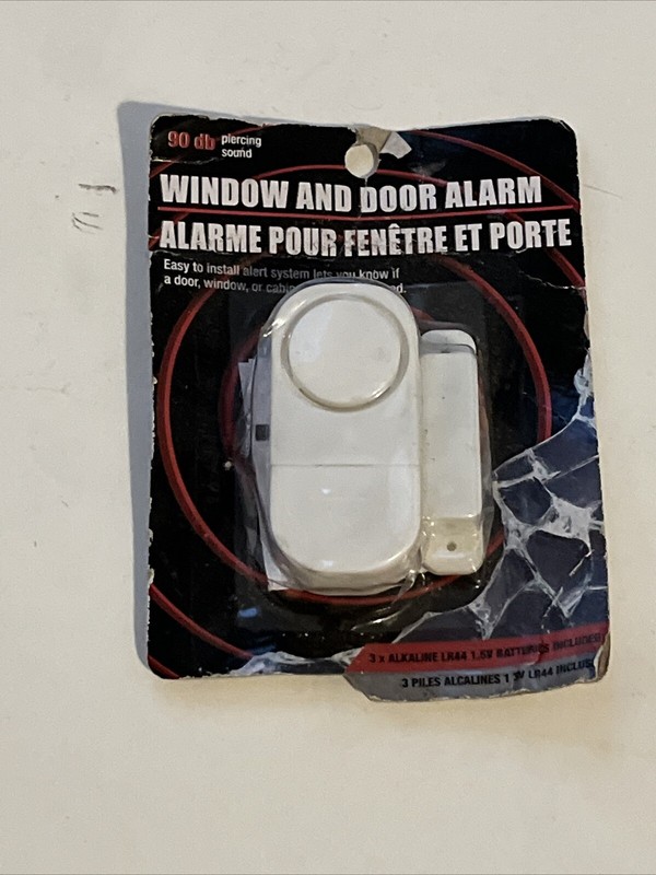 Wireless Home Window, Door, Cabinet, Burglar Security Alarm w/ Magnetic Sensor.