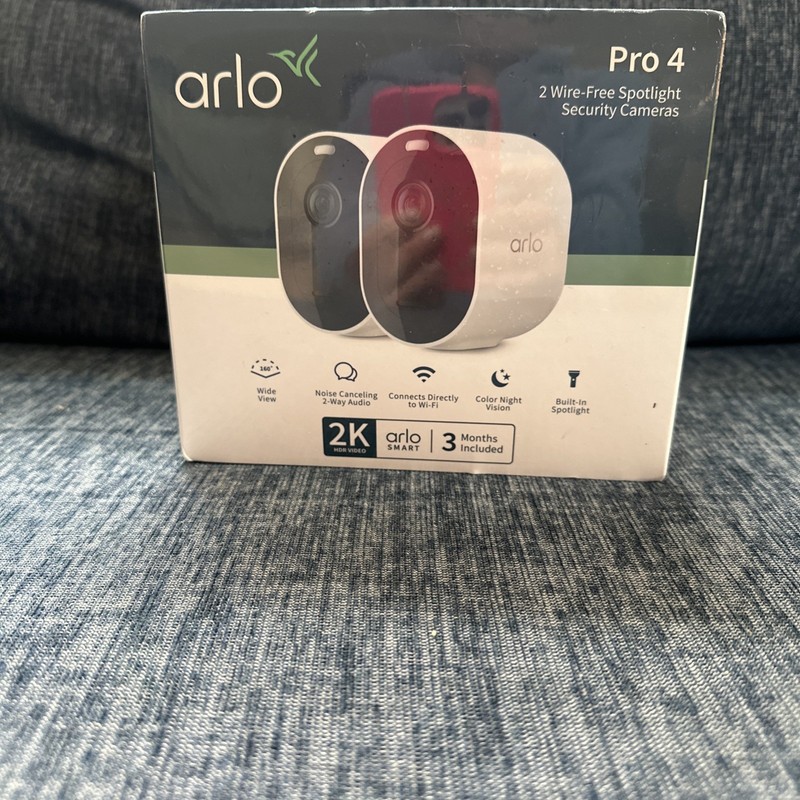 BRAND NEW. SEALED BOX. Arlo 2 Wire-free Spotlight Security Cameras.