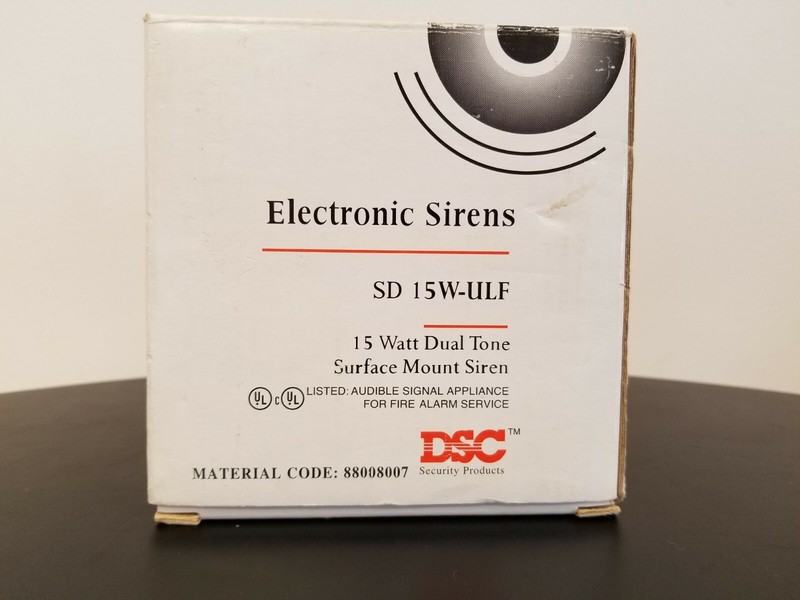 ELECTRONIC SIRENS SD 15W-ULF - ALARM SIREN - NEW