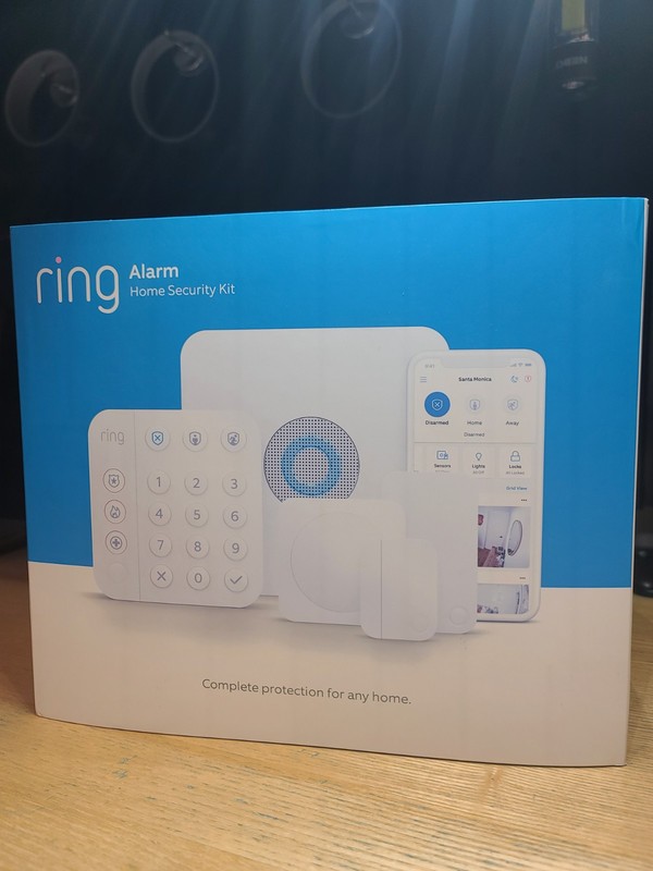 Ring 2nd Gen 4K11SZ-0EN0 Wireless Alarm Home Security Kit – 5 Piece