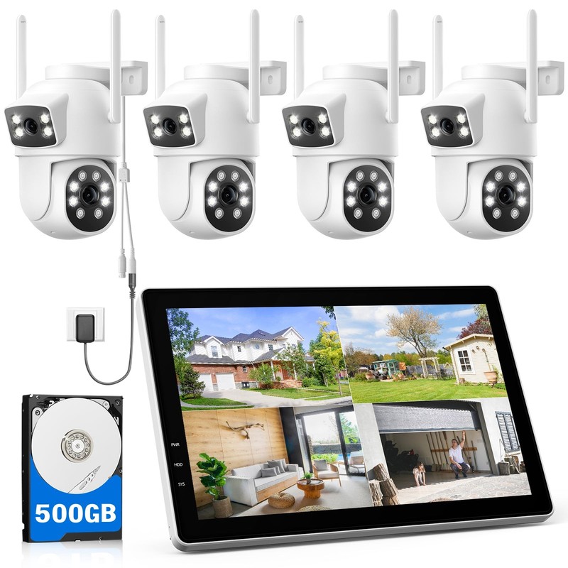 10CH Security Camera System Wireless Surveillance NVR Pan Tilt Zoom Camera Set gallery