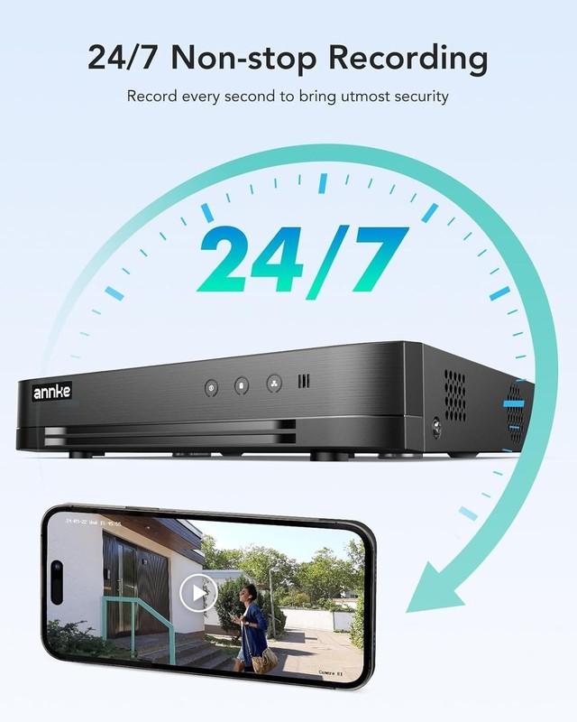 16CH 1080P Lite Hybrid 5-in-1TVI/AHD/CVI/CVBS/IPC CCTV DVR, Motion Detection,... gallery
