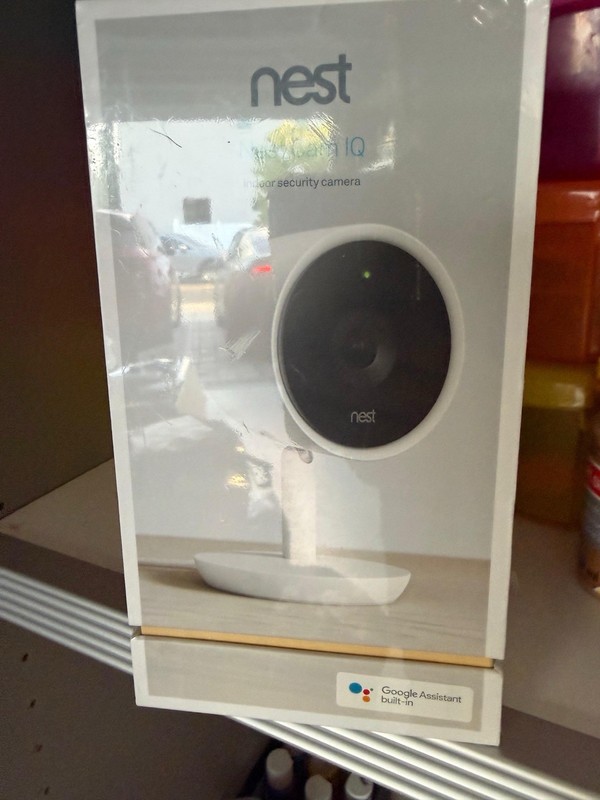 Nest Cam IQ – Indoor Security Smart HD 1080P Camera – NC3100-US (White)