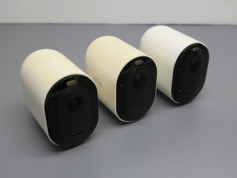 Arlo Pro 4 VMC4350P Spotlight Camera 3-Pack - White gallery