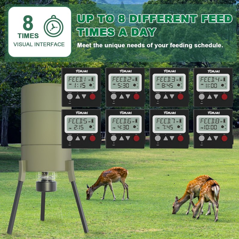 Game Feeder Digital Timer, Deer 3.5IN X X 075IN, Black gallery