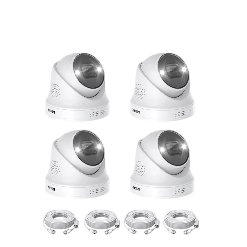 ZOSI 8/16CH 4K Spotlight PoE Security IP Outdoor Camera System CCTV Audio 2TB/4T