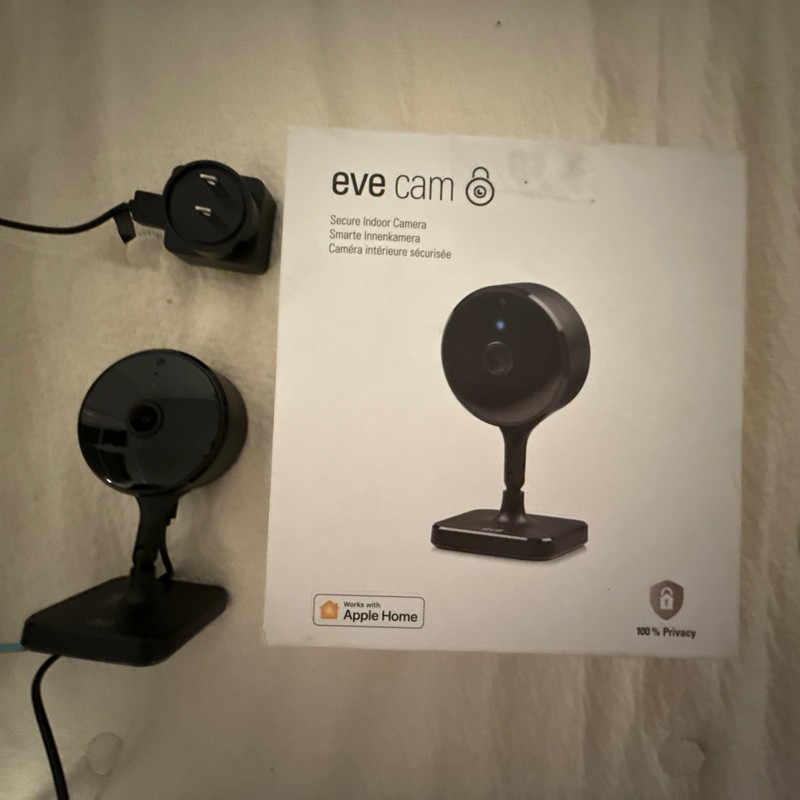 Eve Cam Apple HomeKit Smart Home Secure Indoor Camera Motion Sensor Night Vision
