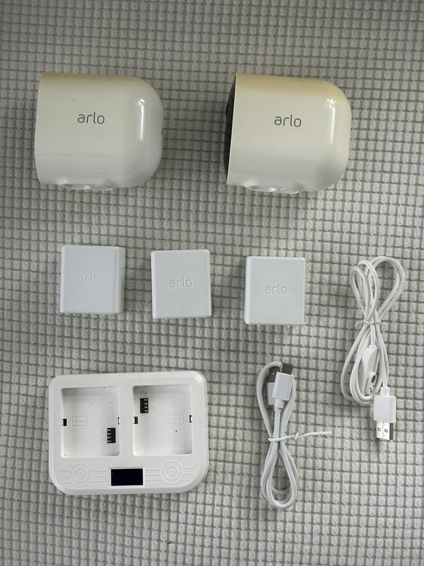 Arlo Surveillance Complete Kit(Base, Cameras, Batteries, Solar Panels, Chargers) gallery