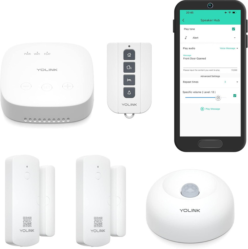 Wireless Smart Home Security System – DIY Alarm Kit with App Alerts