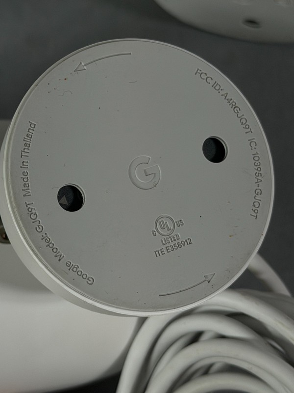 Google Nest Security Cam Indoor 1080p Wired 2nd Gen GJQ9T (Snow) - Lot of 2 gallery