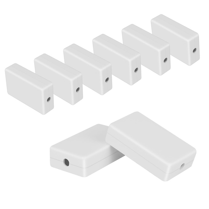 HoHaing Project Box 8 Pieces Electrical 2.36″ x 1.42″ x 0.67″, White