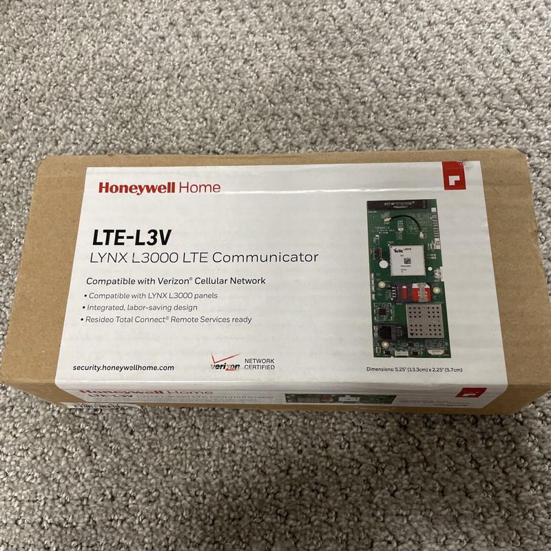 Honeywell Home LTE-L3V Lynx L3000 Communicator Verizon Home Security Board NIB