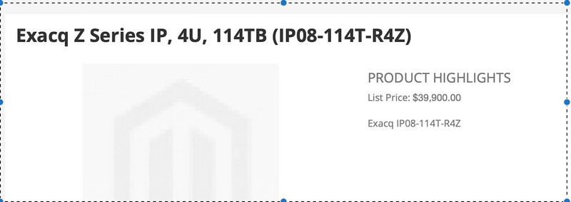 Exacq Vision Z Series IPS 4U