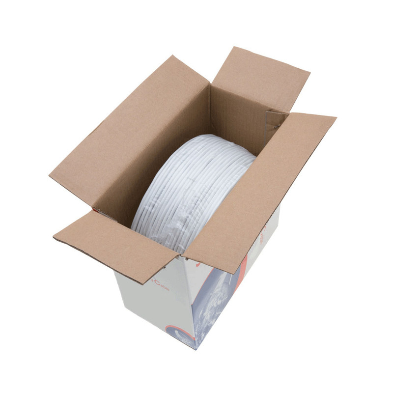 500FT 22/4 AWG Stranded Alarm Wire Cable CCA Shielded White for Security System gallery