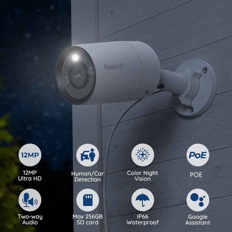 Reolink 1212A 12MP PoE Security Camera System 24CH NVR 2TB HDD Smart Detection gallery