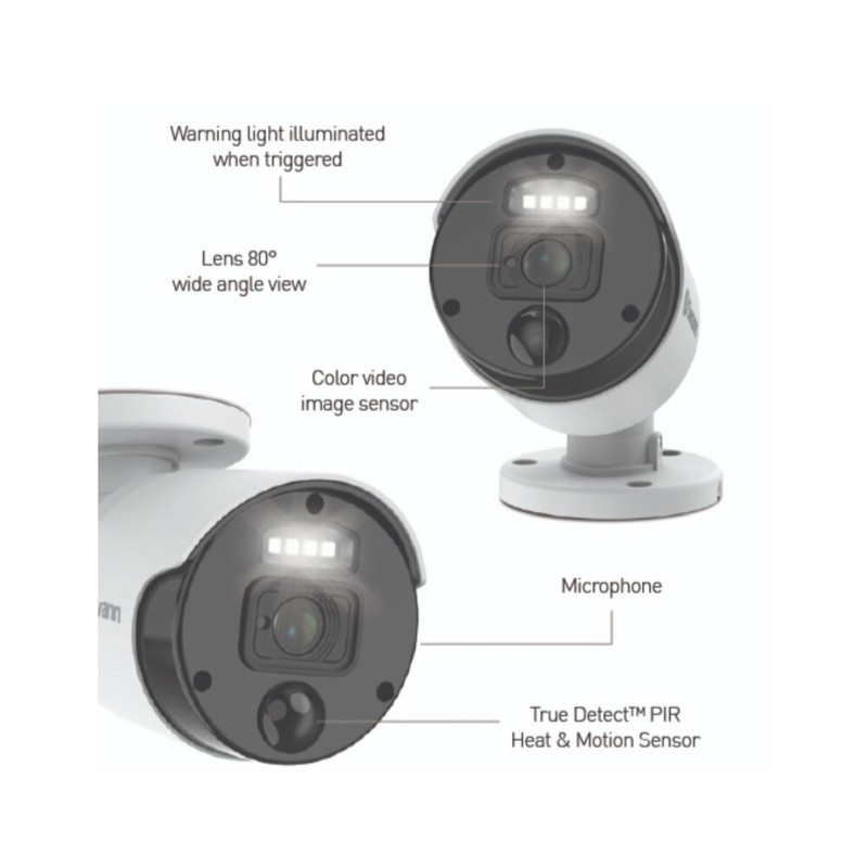 Swann Master-Series Add-on 4K Upscale Night2Day Bullet Security Camera 875WLB gallery