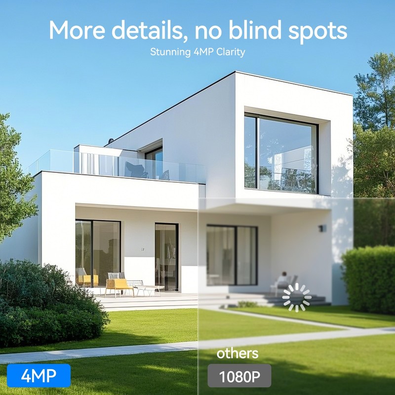 Solar Wireless Outdoor Security WIFI NVR Monitor Camera Home Security Waterproof gallery