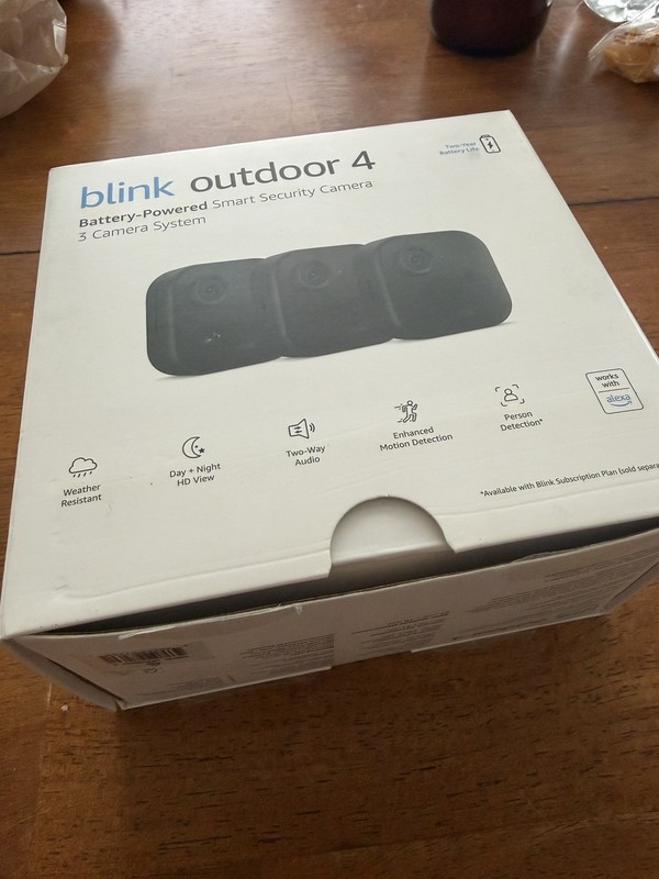 Blink Outdoor 4 Wireless Battery 3-Camera System 1080p Night Vision Alexa gallery